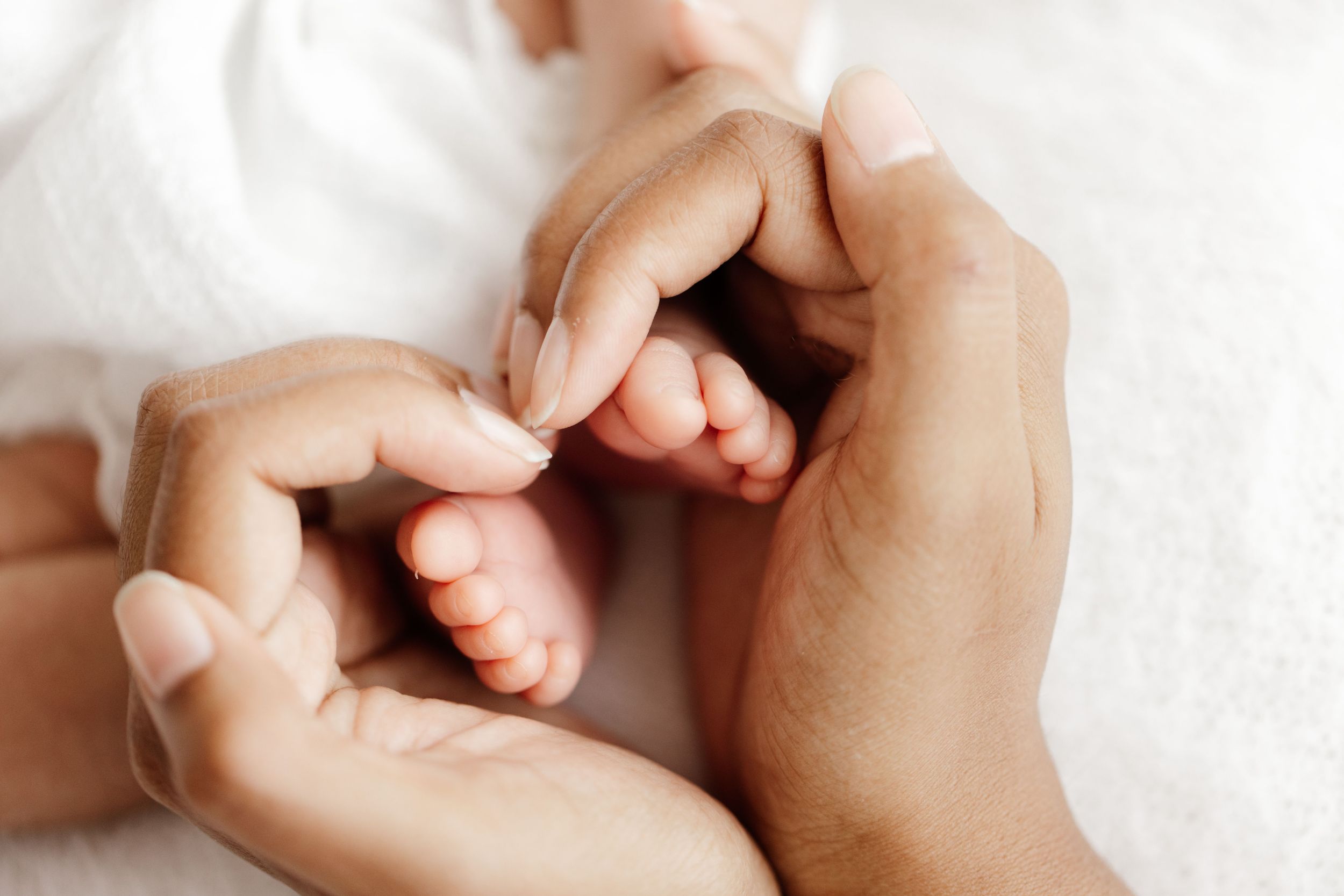 newborn foto met hartje